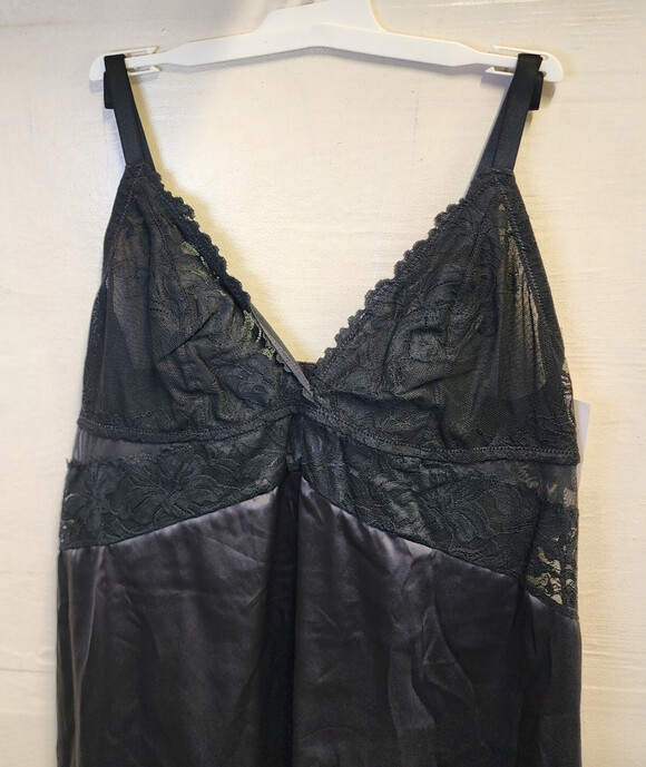 New Auden Women's Black Sexy Lingerie Sleep Dress Pajamas Adjustable Size XS - Picture 2 of 5